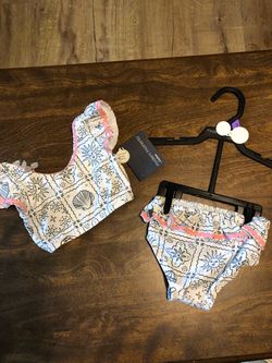 Gerber girls swim set  12 months new