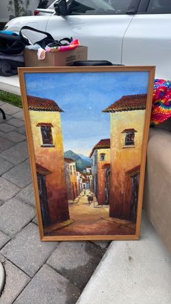 Canvass painting from Nicaragua artist