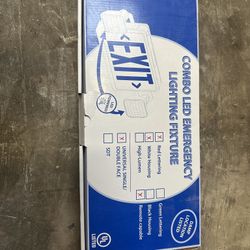 Exit Sign with Lights 