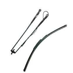 Wiper Arm Blade Kit for Case and New Holland Skid Steer and Compact Track Loaders 47778552 47405956