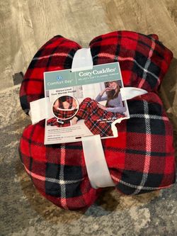 Comfort Bay Cozy Cuddler Flannel Throw Blanket