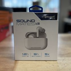 (New) Tzumi Sound Mates Wireless Stereo Earbuds V2