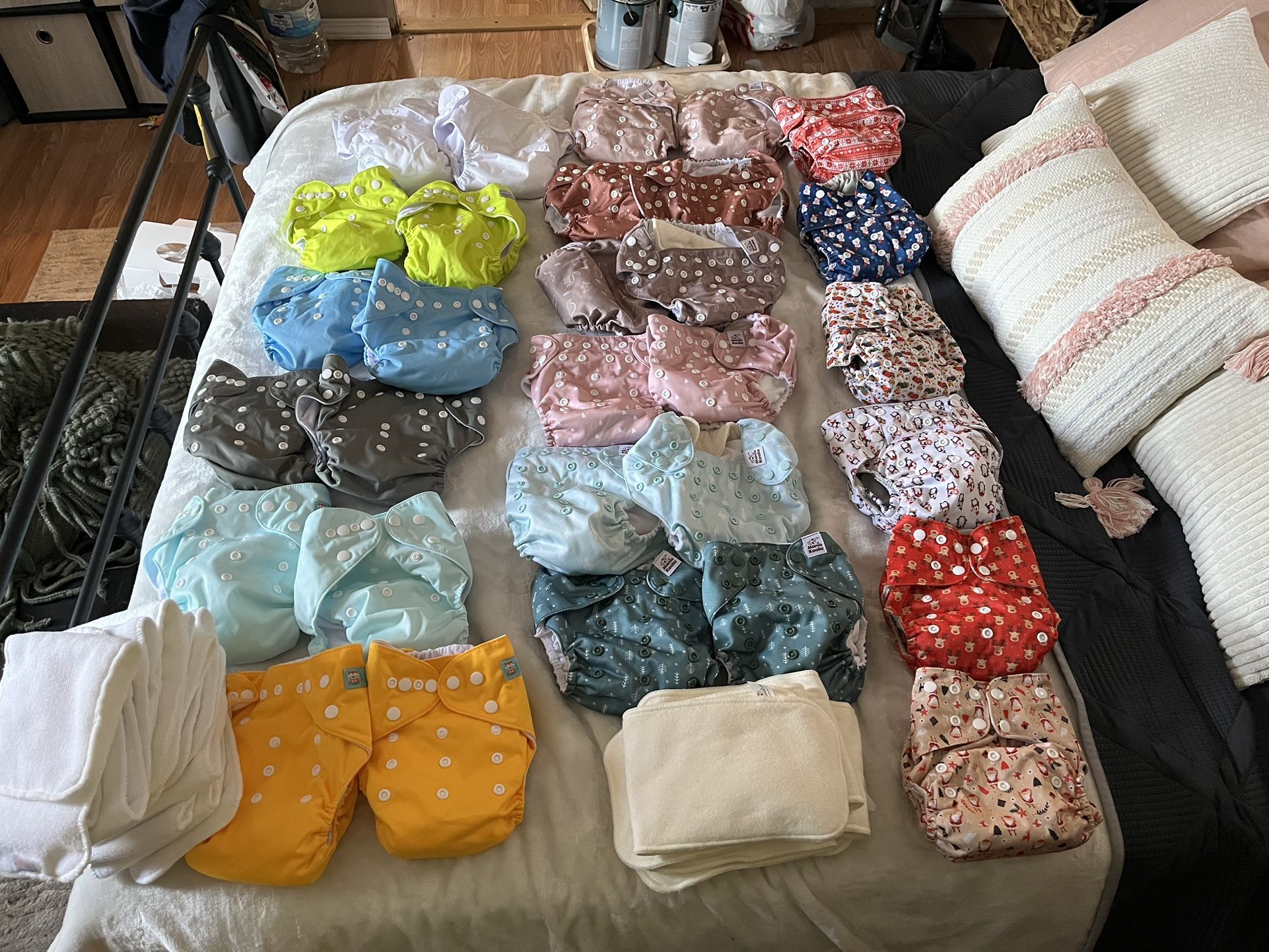 30+ Cloth Diapers With Inserts And Wet Bag