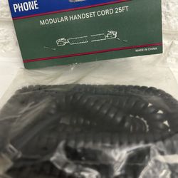 Modular handset cord 25 ft