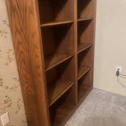 Wooden bookshelf 