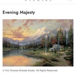 Thomas Kinkade Evening Majesty