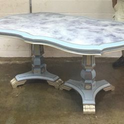 Beautifully Painted Dining Room Table