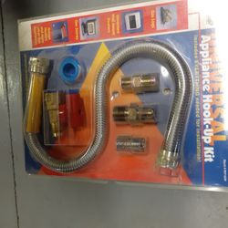Universal appliance Hookup Kit
