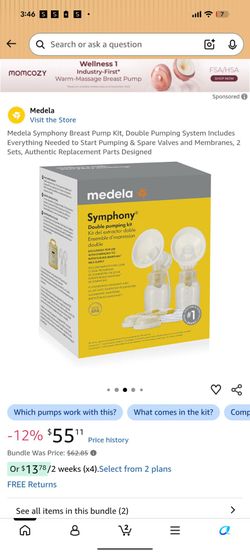 Medela double pumping kit