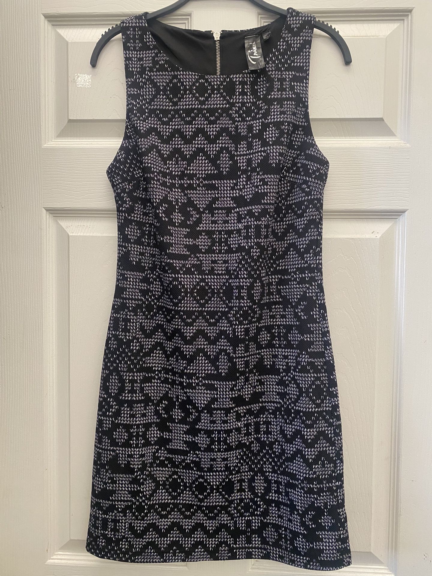 Black And White Mini Dress