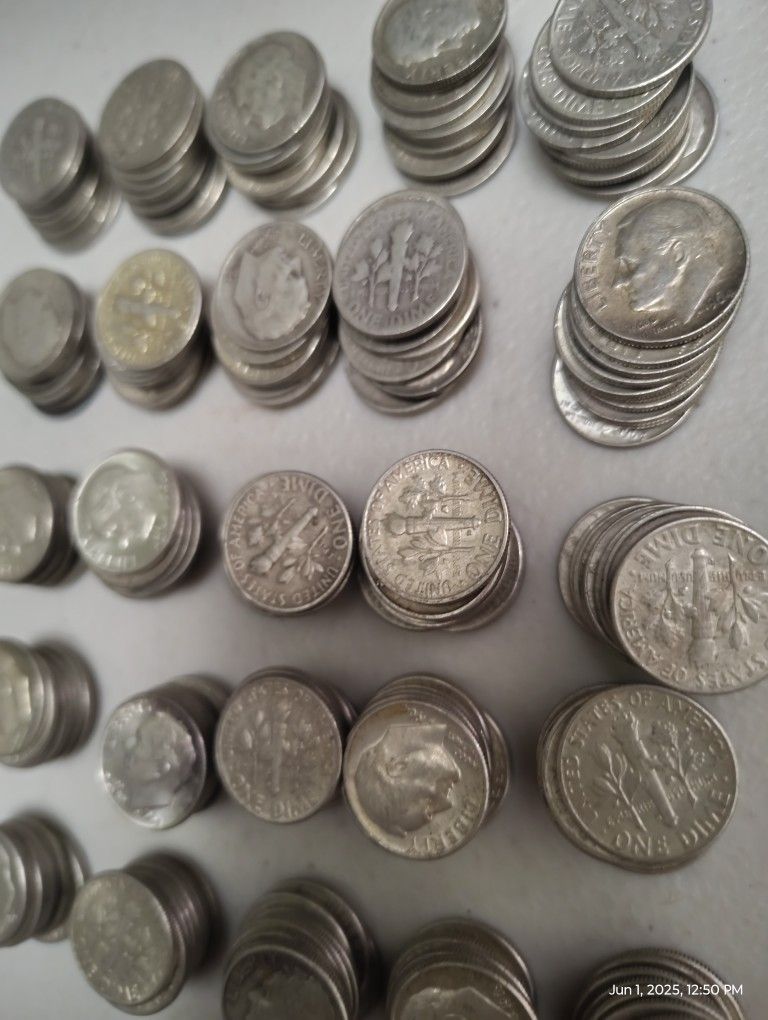 Lot Of 200 SILVER ROOSEVELT DIMES