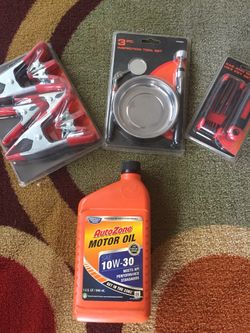 Hand tools and motor Oil