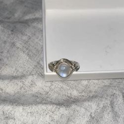 Moonstone Silver Ring