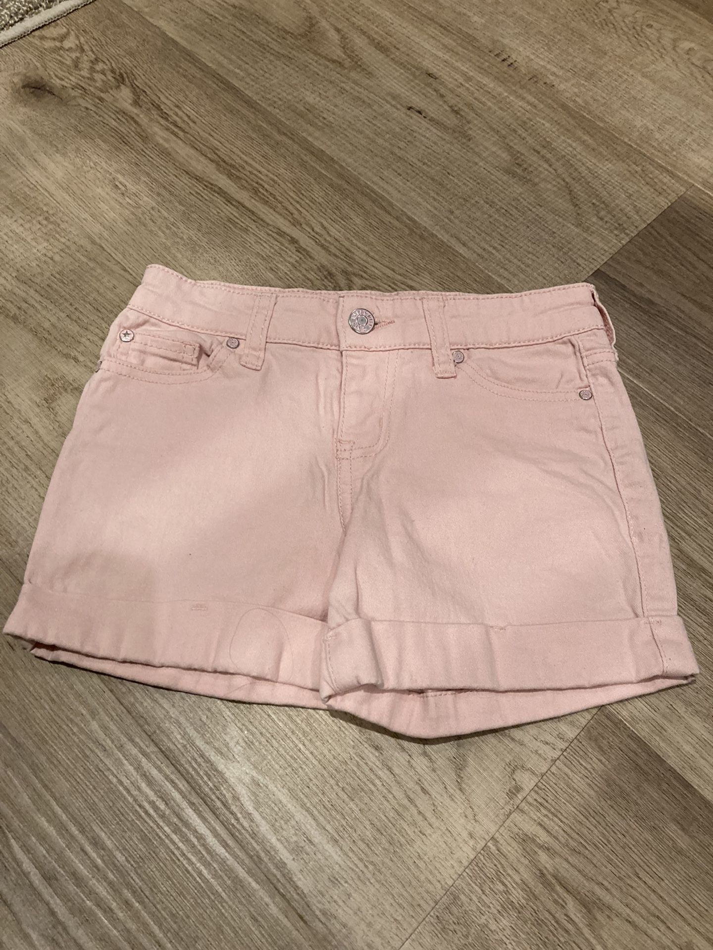 Girls Jean Pink Shorts Size 10