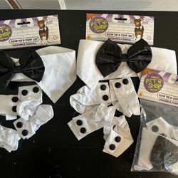 Dog Halloween Costume - Bow Tie & Cuff Set