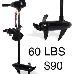Cloud Mountain Trolling Motor 60 LBS Electric Outboard Brushed for Fishing Fresh & Salt Water