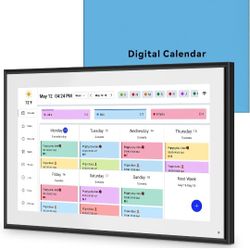 Brand New 15.6 Inch Digital Calendar&Chore Chart, 1920 * 1080P Full HD Touchscreen Interactive Display Smart Family Planner, Wall and Desk Mountable, 