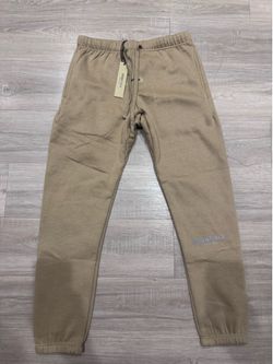 Fear of God Essentials Women’s Sweatpants XL Tan Beige Joggers NWT