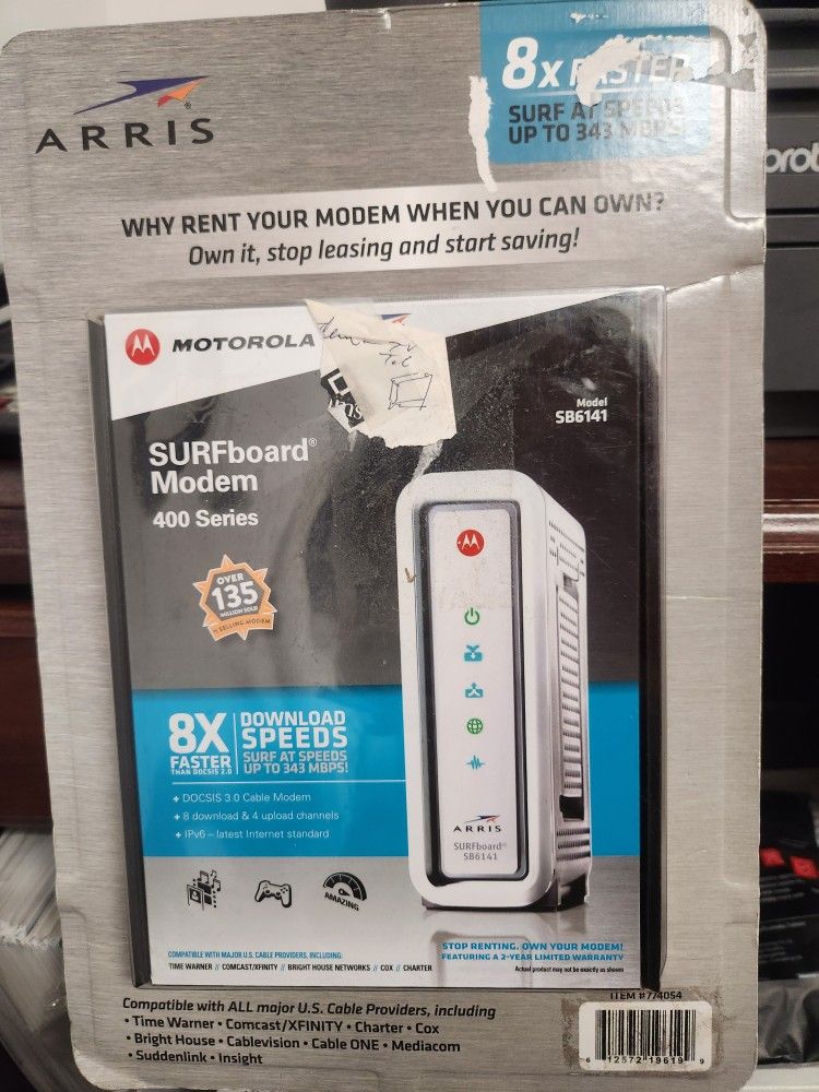 ARRIS SURFBOARD MODEM NEW 