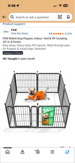 FXW Rollick Dog Playpen 13 Panels 24" H
