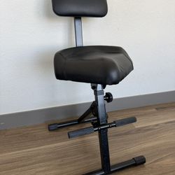 Liquid Stands Standard Guitar Stool With Backrest - Like New!