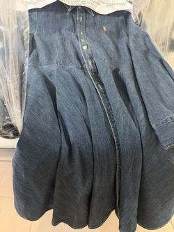 Polo Jean Dress For Girls And Polo Plaid Dress For Girls