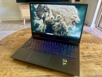 15” HP Omen High Performance Gaming Laptop (Ryzen 7, 16Gb, 1TB, Nvidia, 144Hz Display)