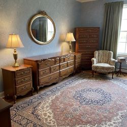 Vintage French Provincial King Bedroom Set 