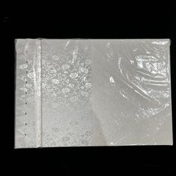 Gorgeous, Never Opened, Handmade White Bridal Album 