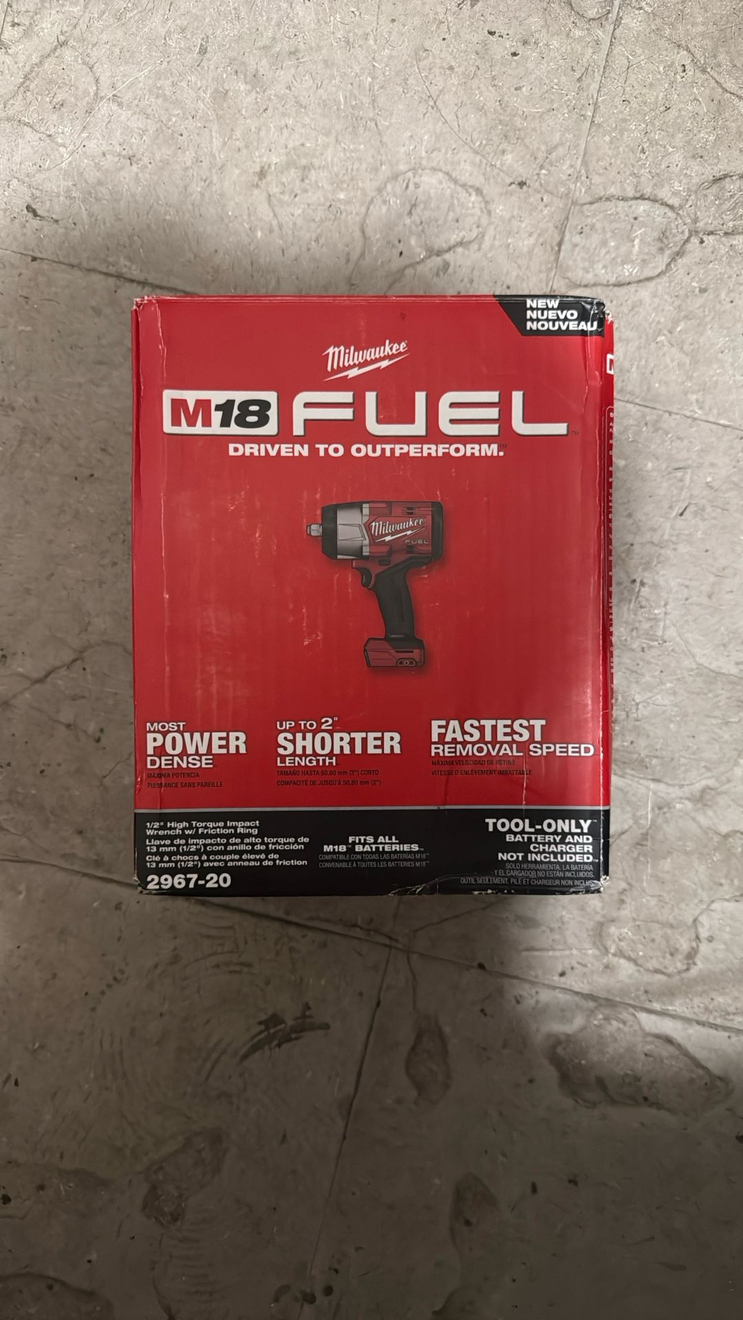 M18 1/2 High Torque Impact Wrench w/ friction Ring