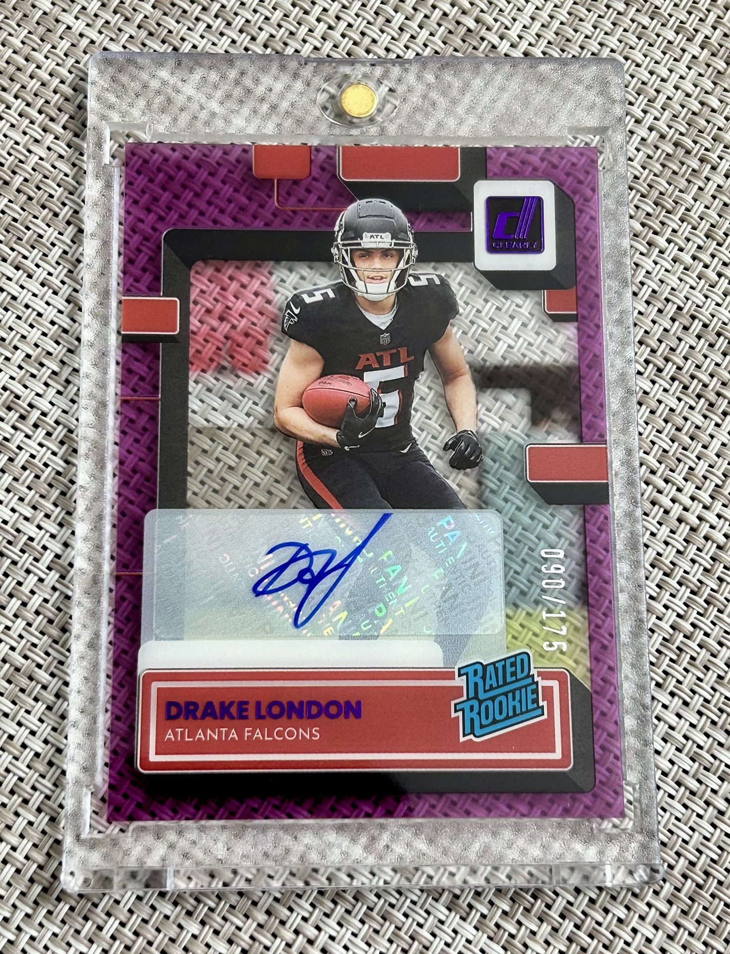 2022 Donruss Clearly Drake London Rated Rookie Auto /175 Atlanta Falcons,All Products : American Fashion Style Bags On Sale
