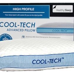 NEW NEW Cool-Tech Advanced High Profile Pillow. NEW