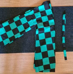 Demon Slayer Tanjiro Costume Kimono Robe