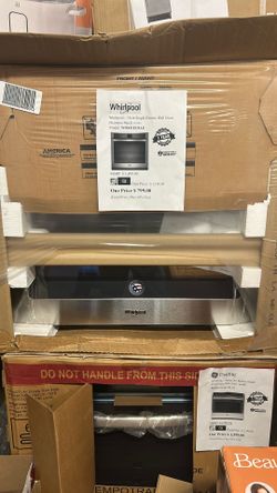 New Whirlpool 30inch Electric Single Wall Oven