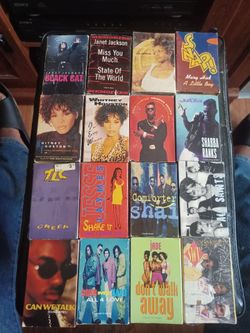 VINTAGE R&B CASSETTE TAPES AND KENWOOD DOUBLE CASSETTE TAPE DECK $200 FINAL PRICE READ DESCRIPTION AND SEE ALL PICTURES