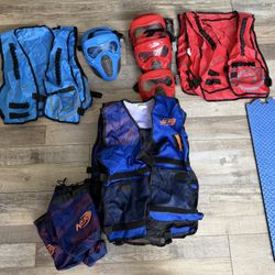 Nerf Vests And Face Masks