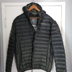 Men's Green Puffer Jacket XL