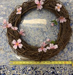 Wreath with flowers