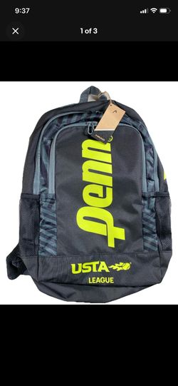 Penn USTA League Tennis Backpack Black/Green