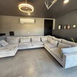 West Elm Harmony Sectional With Chaise 