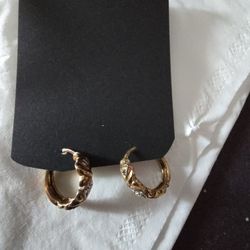 Rose Gold Plated Earrings 