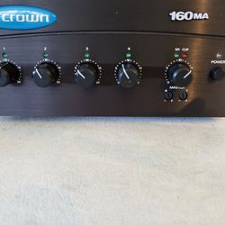 Crown 160MA Profesional Mixer Amplifier