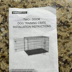 LARGE DOG CRATE