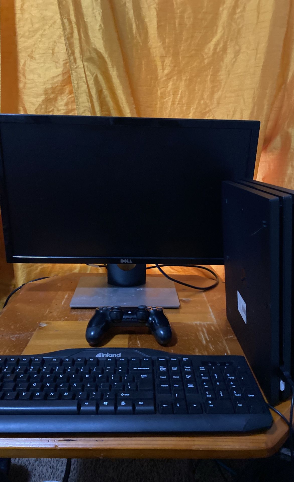1080p Dell Monitor With PlayStation 4 Pro