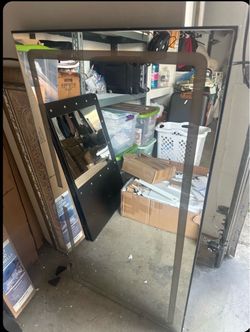 Brand new rectangular wall-mounted-mirror height 47, width 24 inches