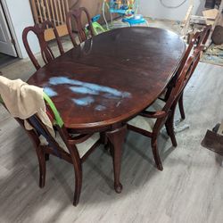 Dining Room Table With 5 Chairs