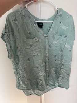 TORRID- Sleeveless UP themed shirt