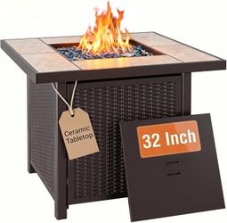 Outdoors Propane Gas Fire Pit