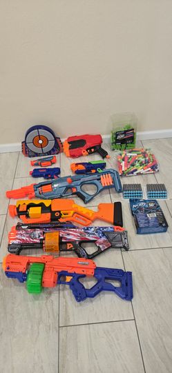 Nerf Guns Set. All for $50.
