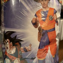 Kids Dragon Ball Z Anime Goku Halloween Costume 